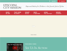 Tablet Screenshot of ecitymission.org